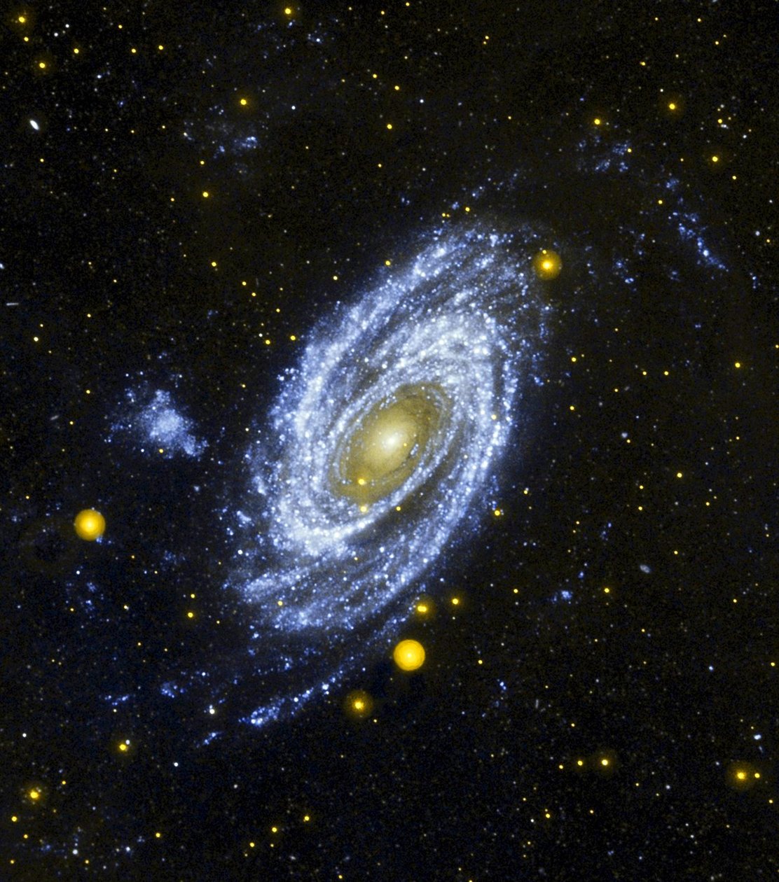 ハッブル宇宙望遠鏡から見た渦巻銀河M81。 NASAの信用。科学天文学ステラ